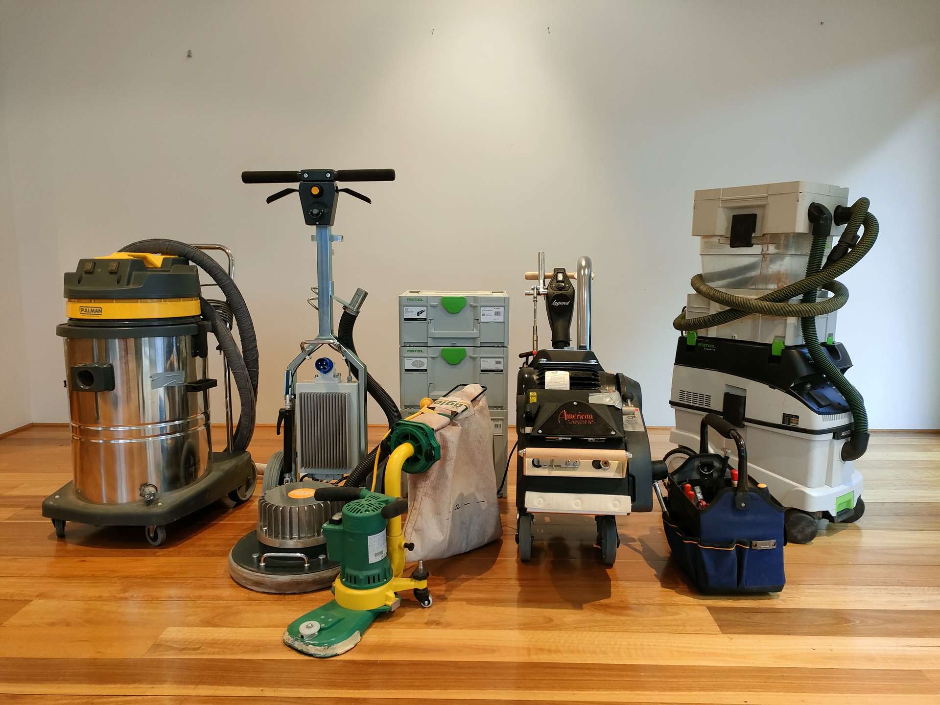 Professional floor sanding tools — Ryan's Flooring Perth