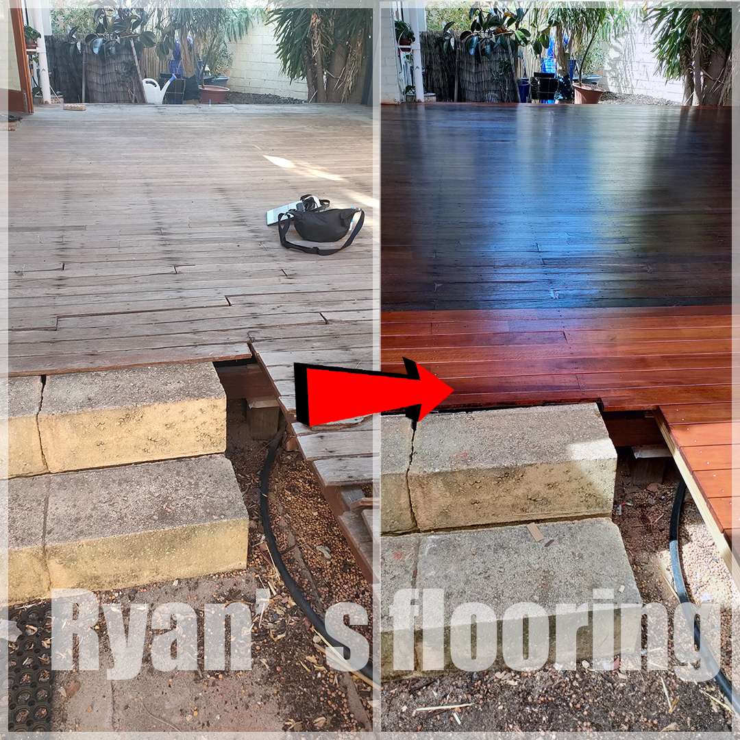 Jarrah deck reoiling — Perth deck restoration